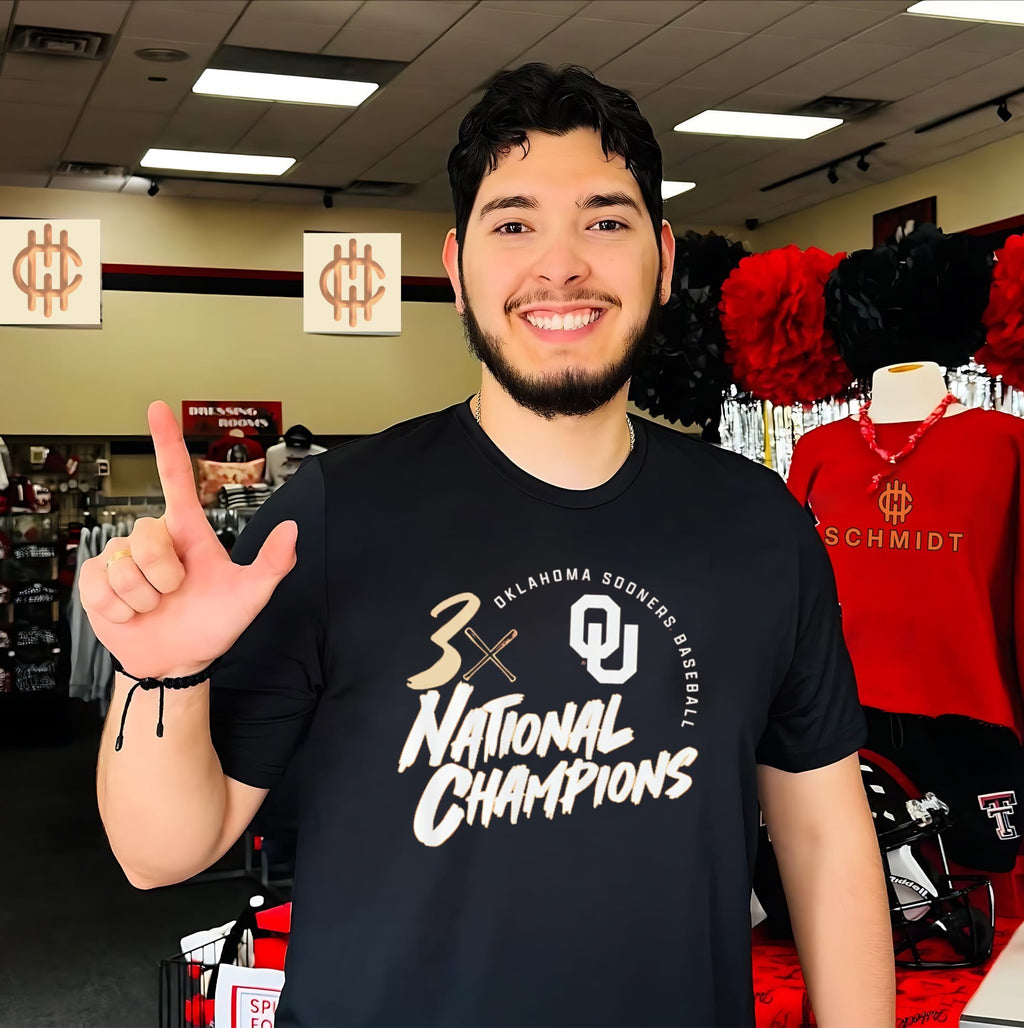 Oklahoma Sooners Baseball 3x National Champions shirt