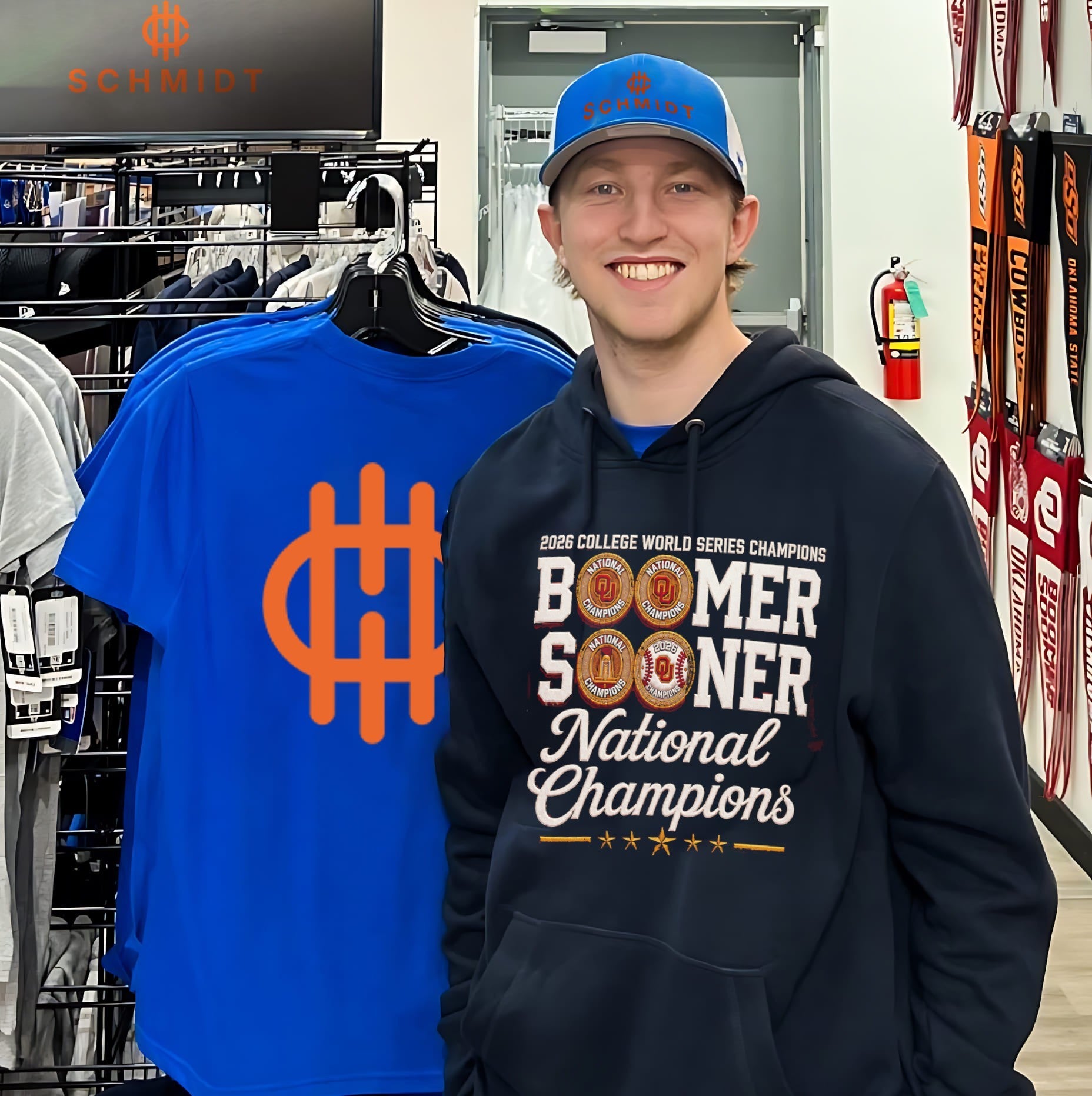 Oklahoma Sooners Boomer Sooner 2026 College World Series Champions shirt