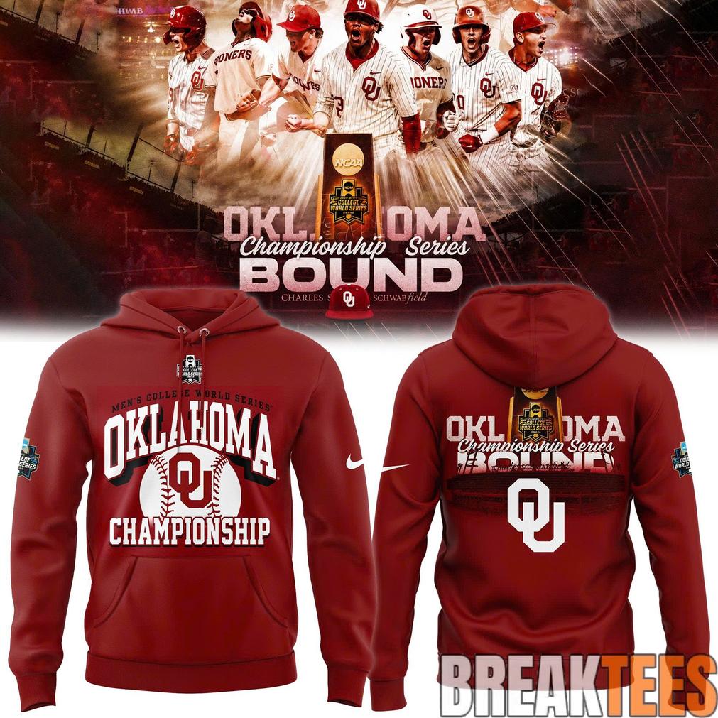 Oklahoma Sooners baseball 2026 Championship Hoodie