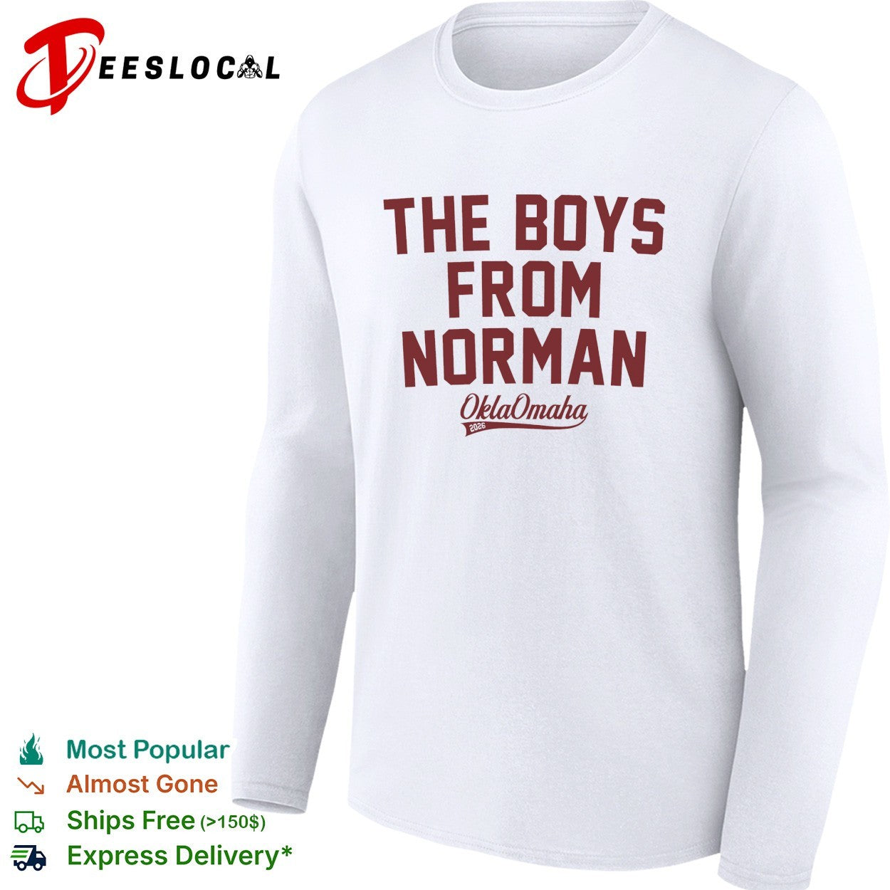 Oklahoma Sooners the boys from Norman OklaOmaha 2026 shirt