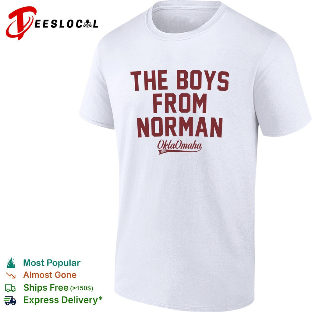 Oklahoma Sooners the boys from Norman OklaOmaha 2026 shirt