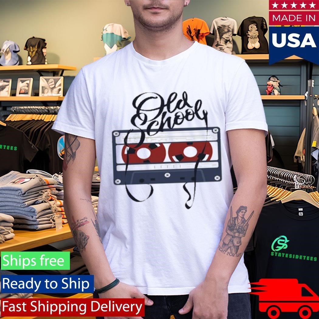 Old School Cassette Tape 90s 80s Retro Shirt