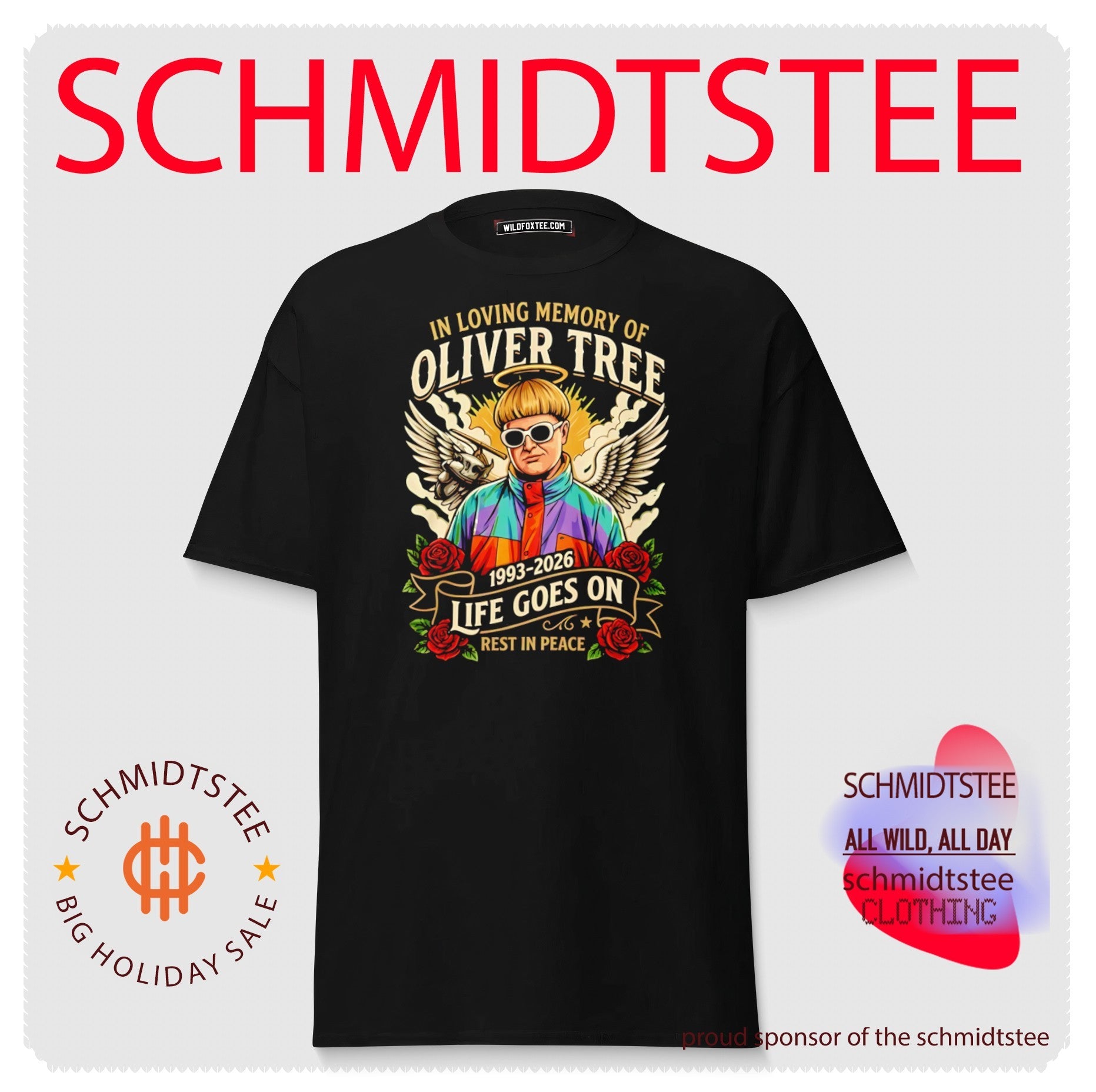 Oliver Tree Rip 1993 2026 Life Goes On Memorial Shirt
