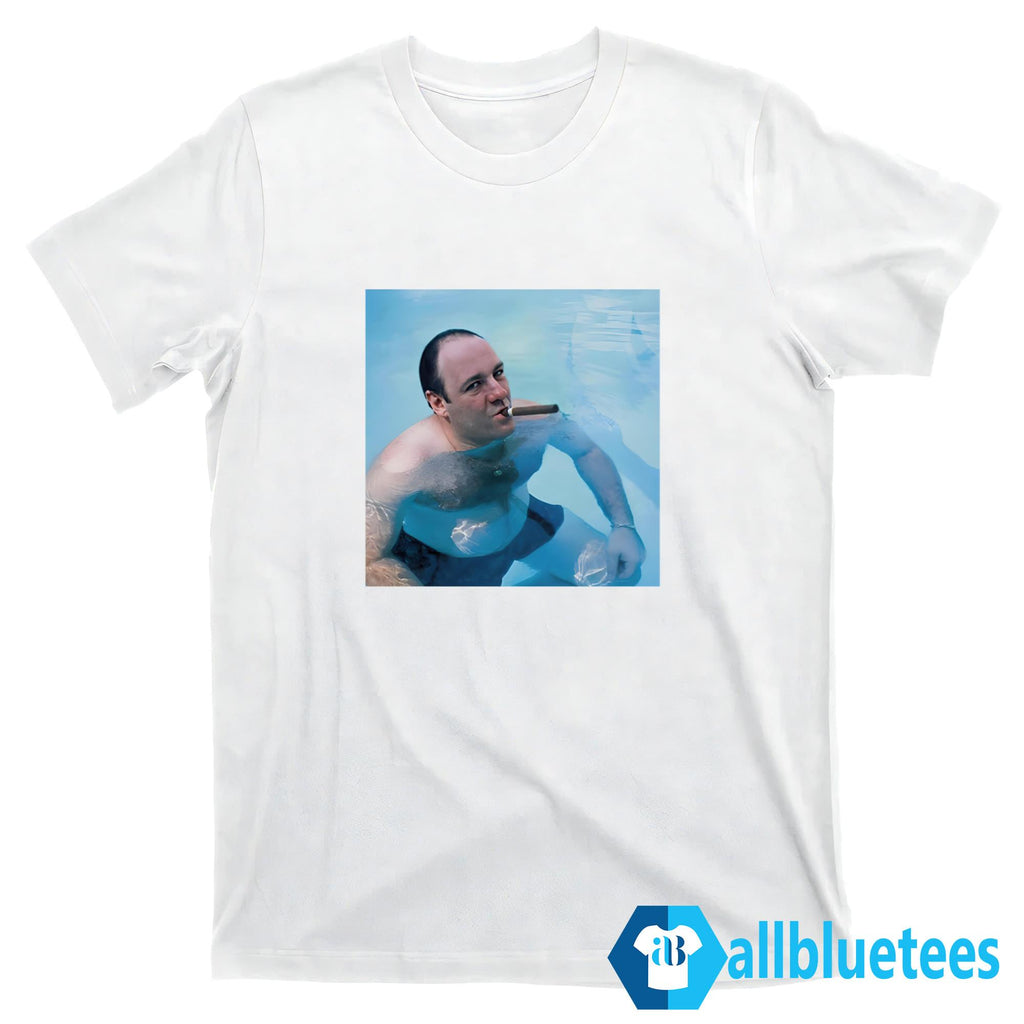 Olivia Cooke Tony Soprano Pool Smoking Cigar Shirt
