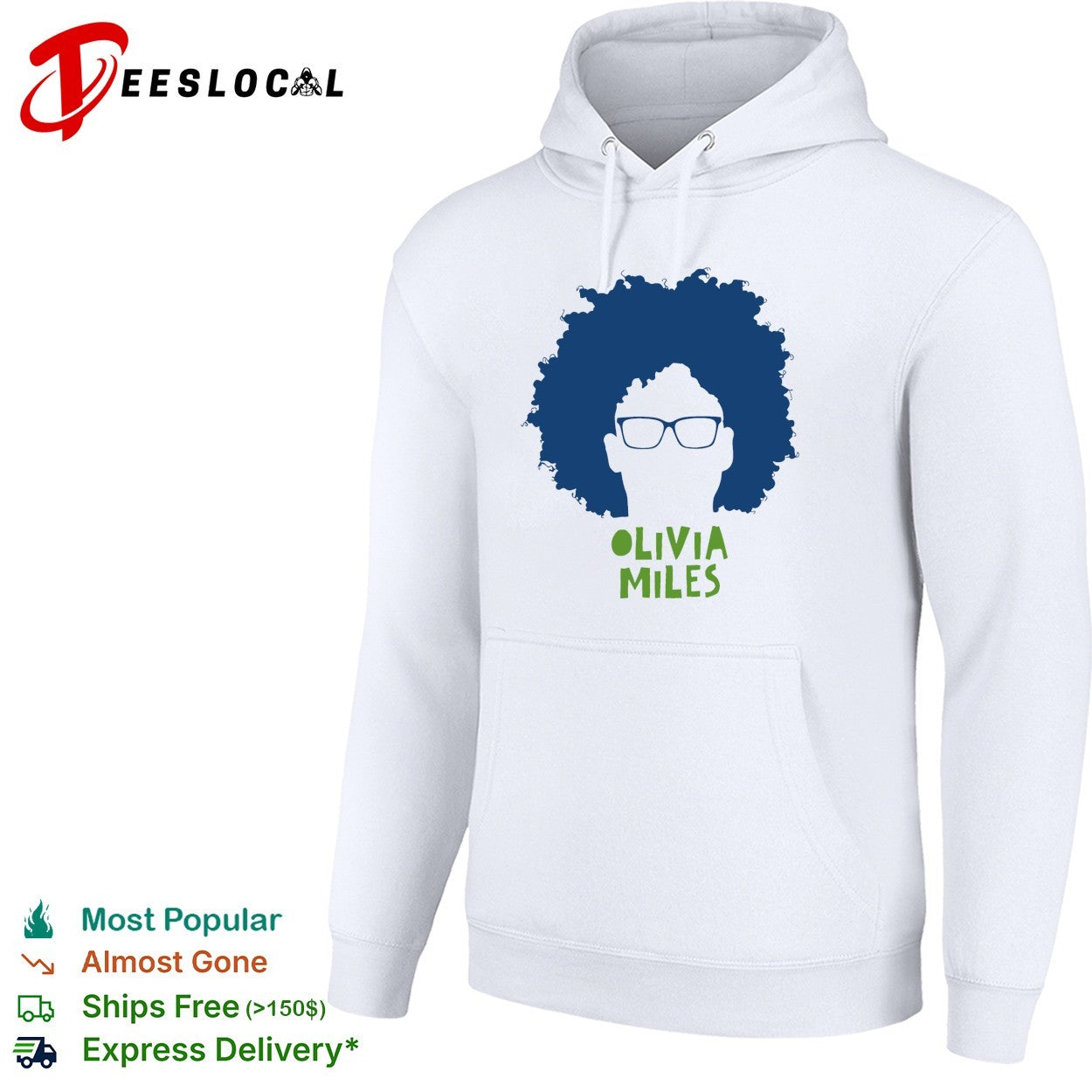 Olivia Miles Minnesota Lynx big head hair and glasses shirt