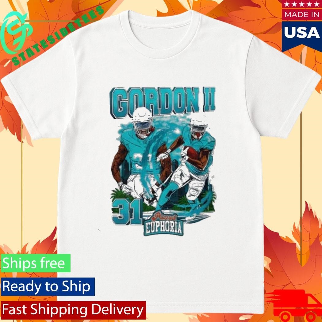 Ollie Gordon Ii Miami Dolphins Player Comic Shirt