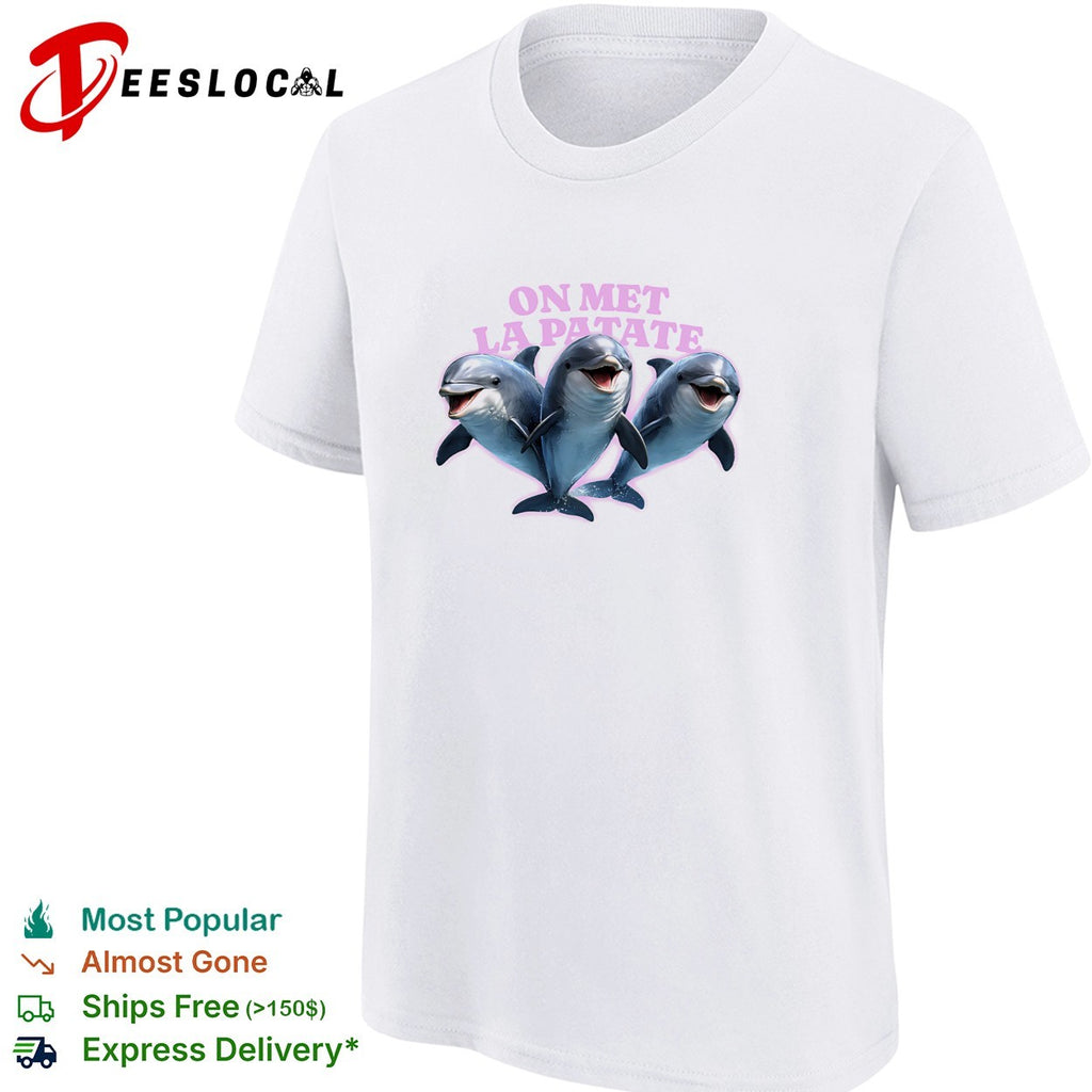 On met la patate dolphins trio shirt