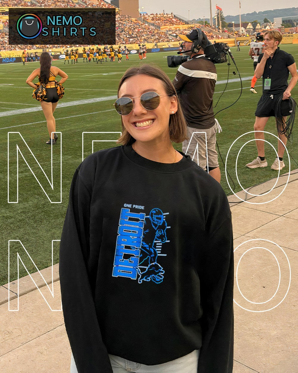 One Pride Detroit Lions football player logo shirt