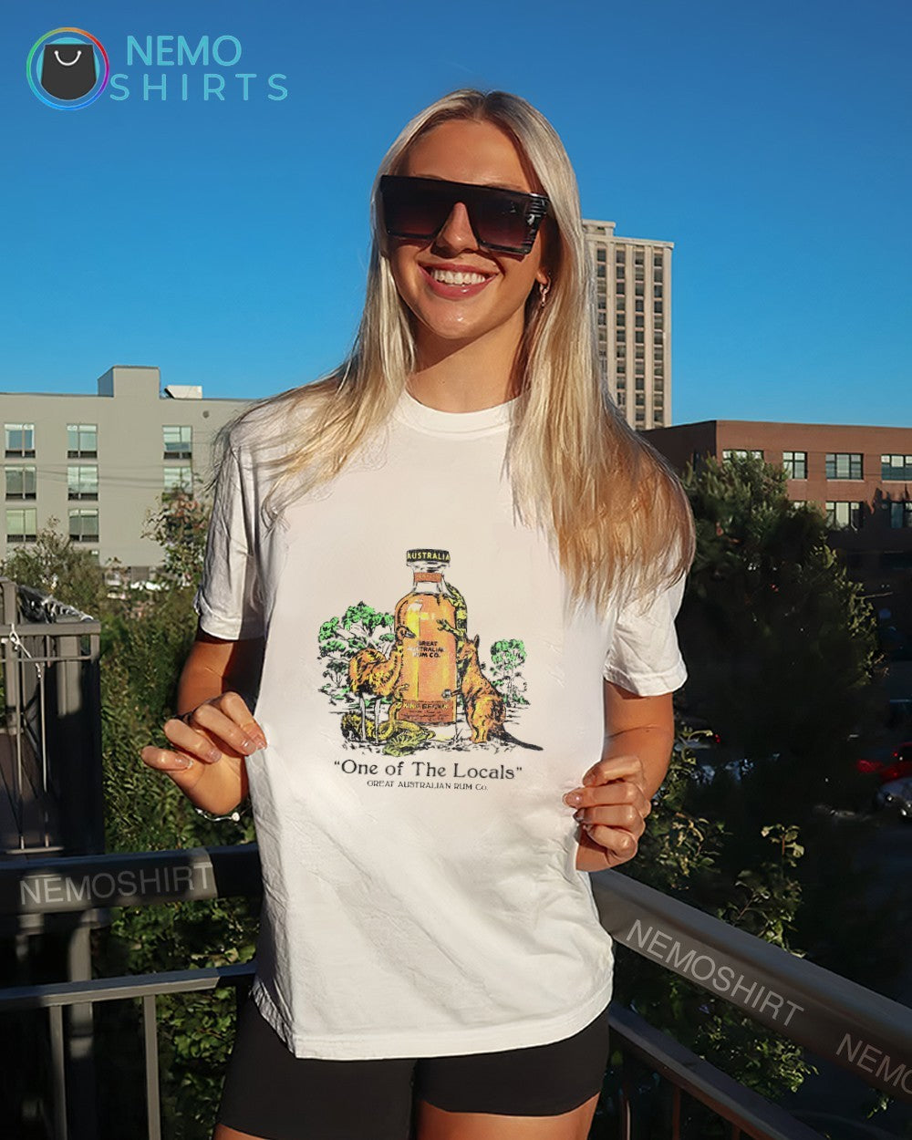 One of the locals Great Australian Rum Co shirt