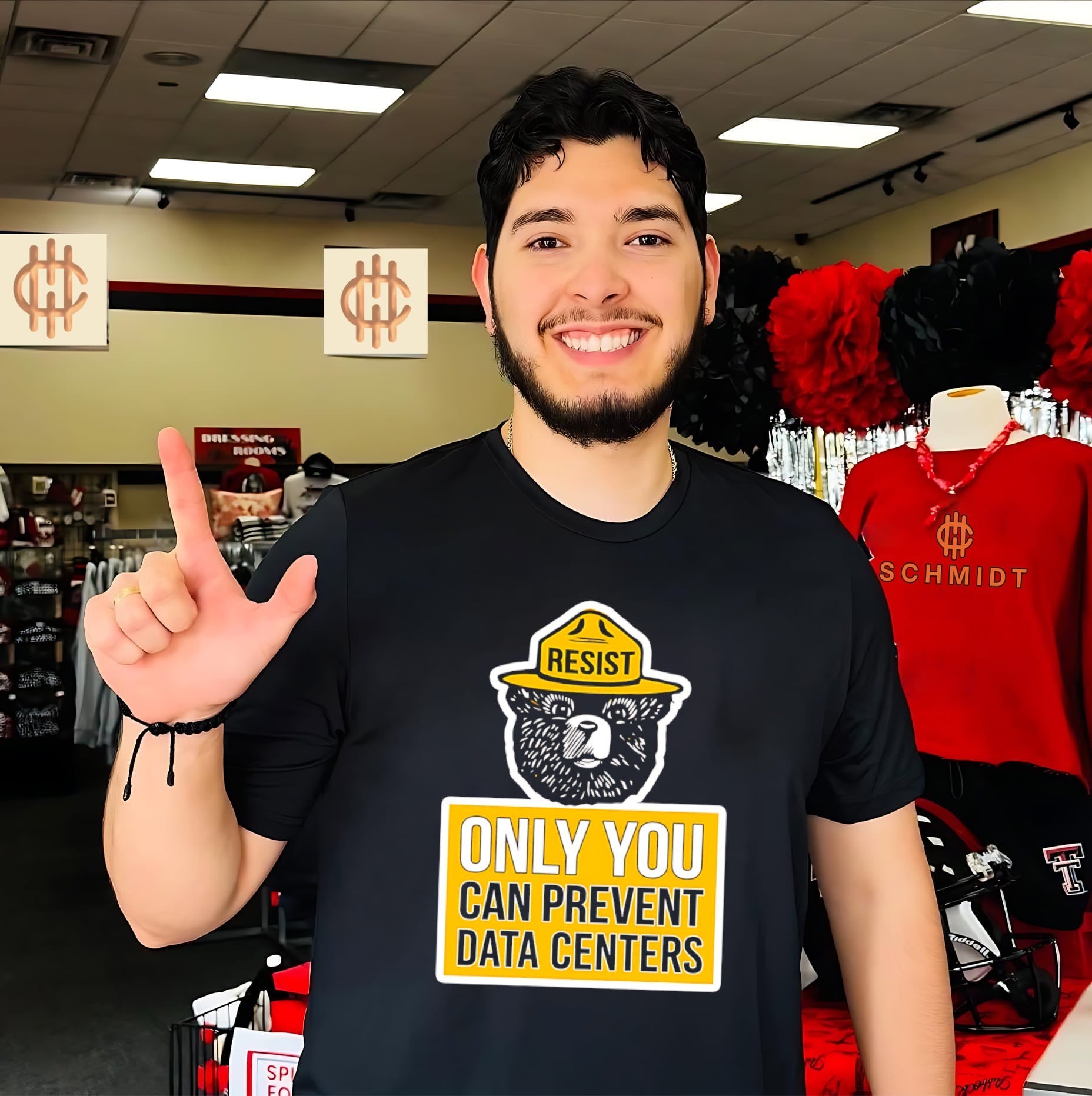 Only you can prevent data centers Smokey Bear shirt