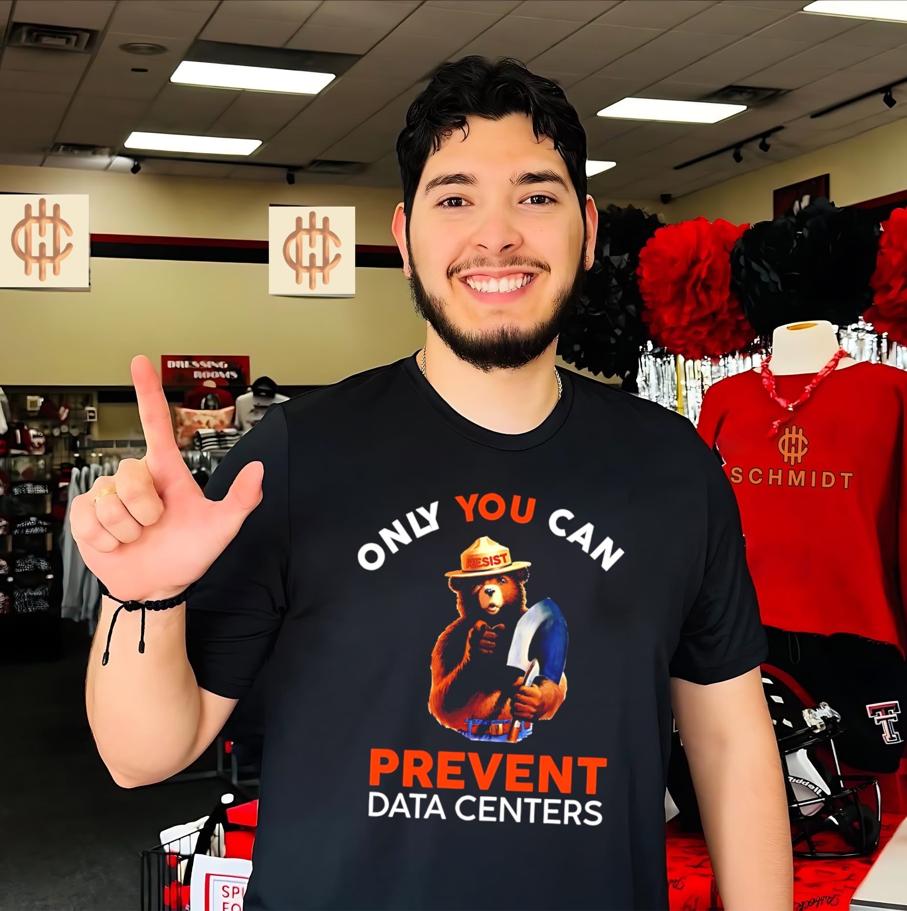 Only you can prevent data centers Smokey Bear vintage shirt