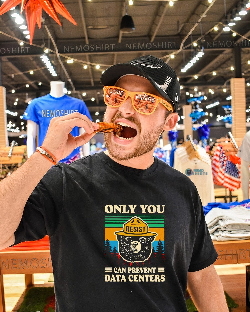 Only you can prevent resist bear shirt