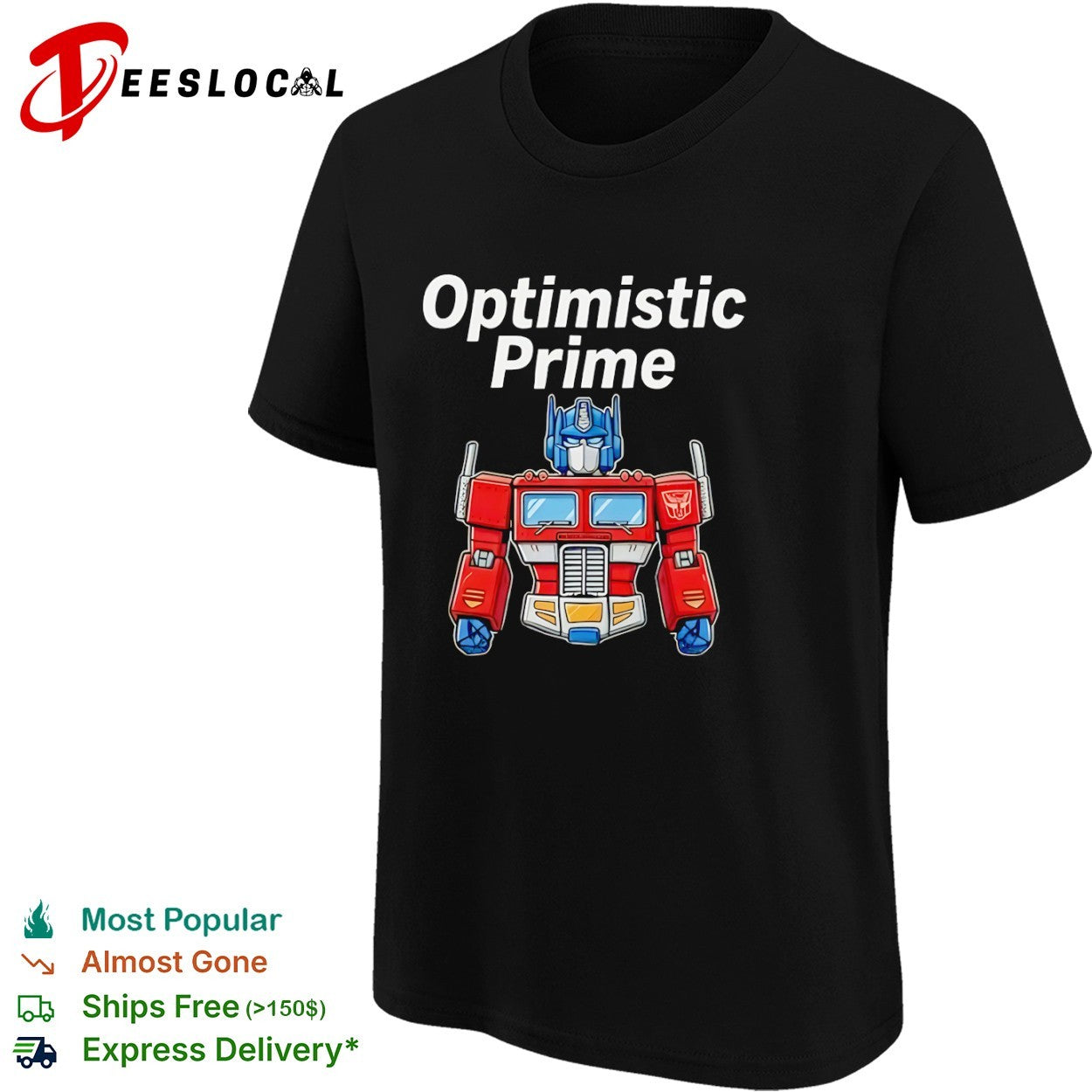 Optimistic Prime Transformers shirt