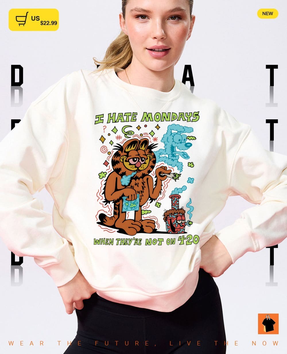 Orange Cat I hate mondays when they’re not on 420 shirt