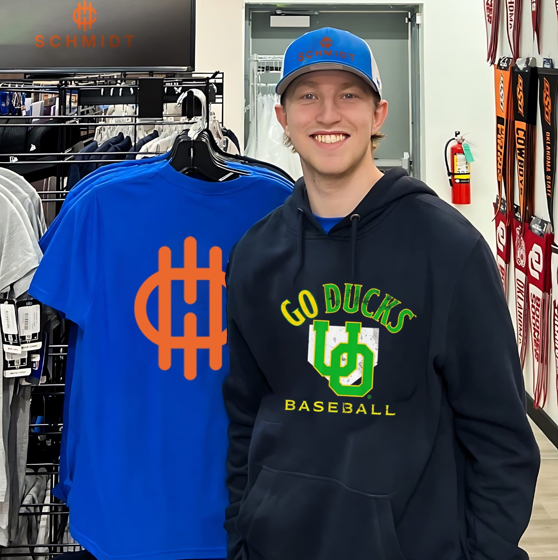 Oregon Baseball go Ducks Home Plate shirt