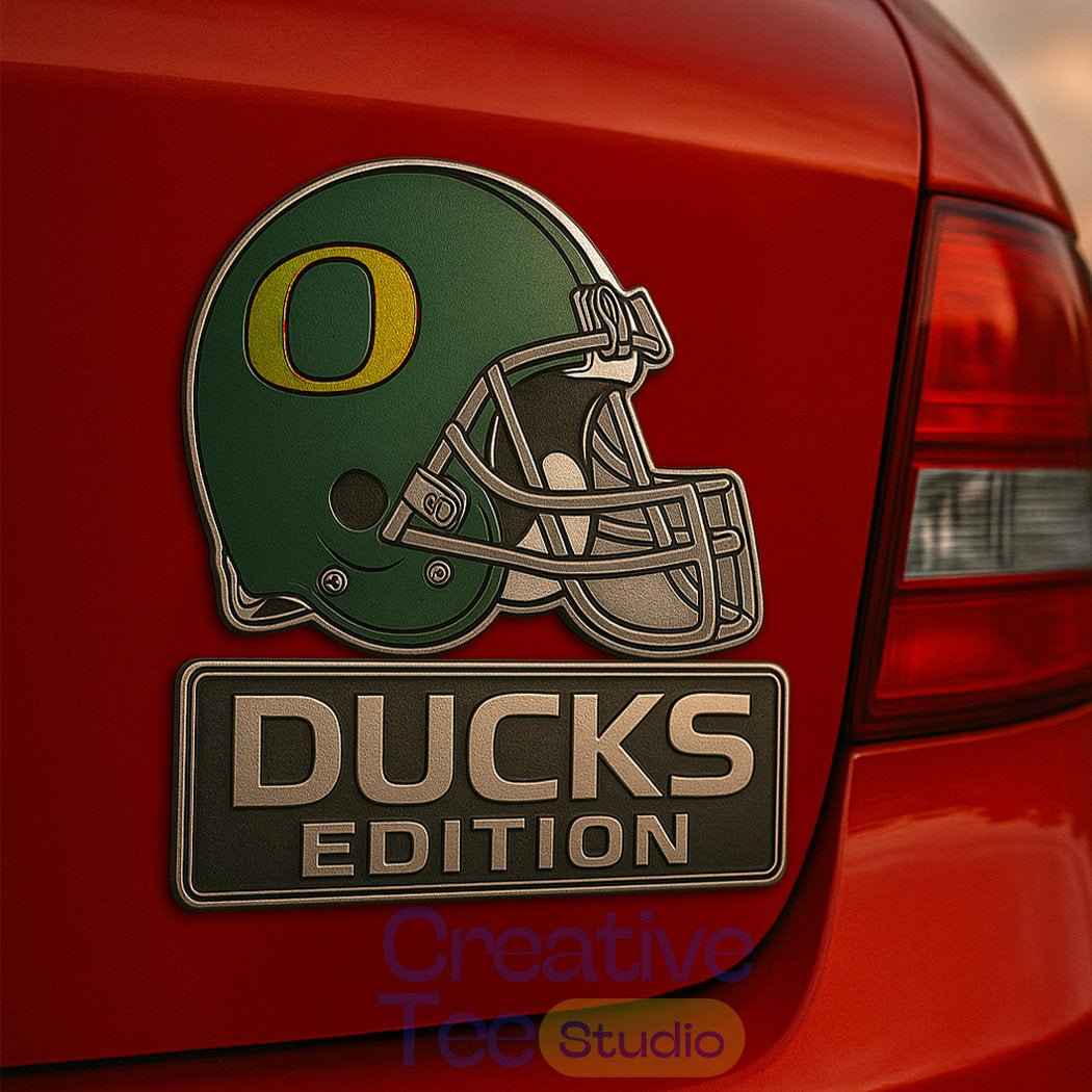 Oregon Ducks Custom Car Name Badge