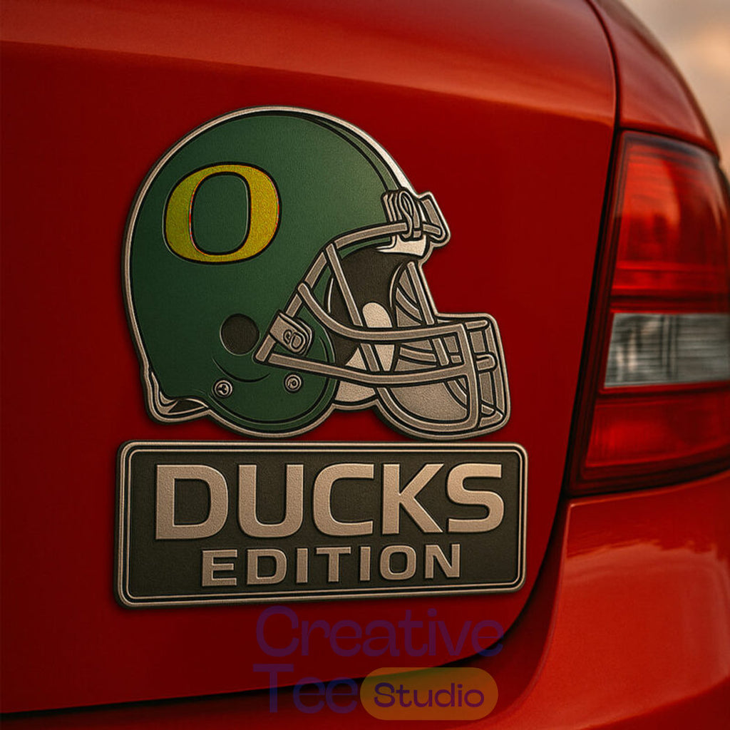 Oregon Ducks Custom Car Name Badge