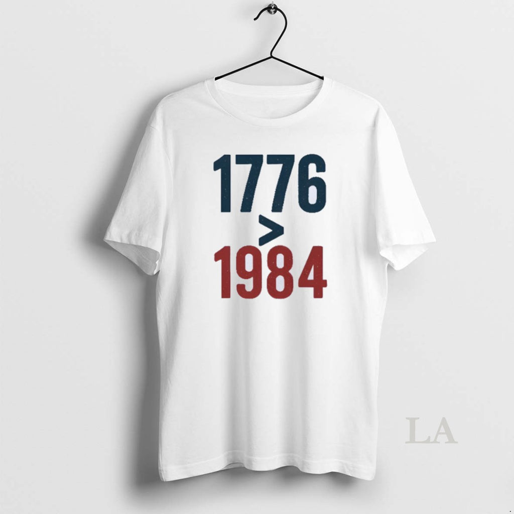 Original 1776 Greater Than Sign 1984 Shirt Hoodie Sweatshirt | PurePodTees.com