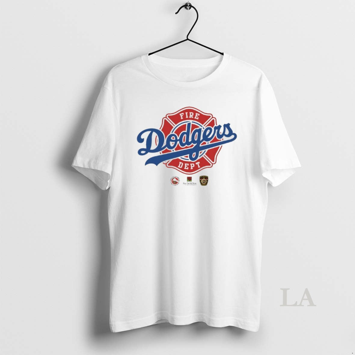 Original 2025 Dodgers Firefighter Appreciation Night Shirt Hoodie Sweatshirt | PurePodTees.com