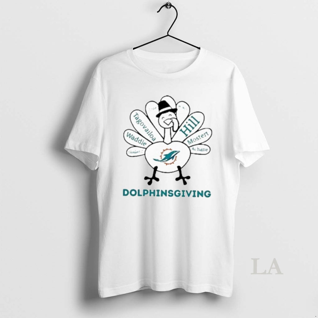 Original 2025 Dolphinsgiving Miami Dolphins X Thanksgiving Shirt Hoodie Sweatshirt | PurePodTees.com