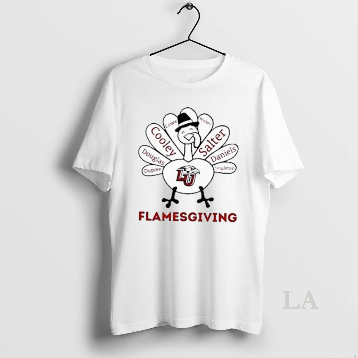 Original 2025 Flamesgiving Liberty Flames X Thanksgiving Shirt Hoodie Sweatshirt | PurePodTees.com