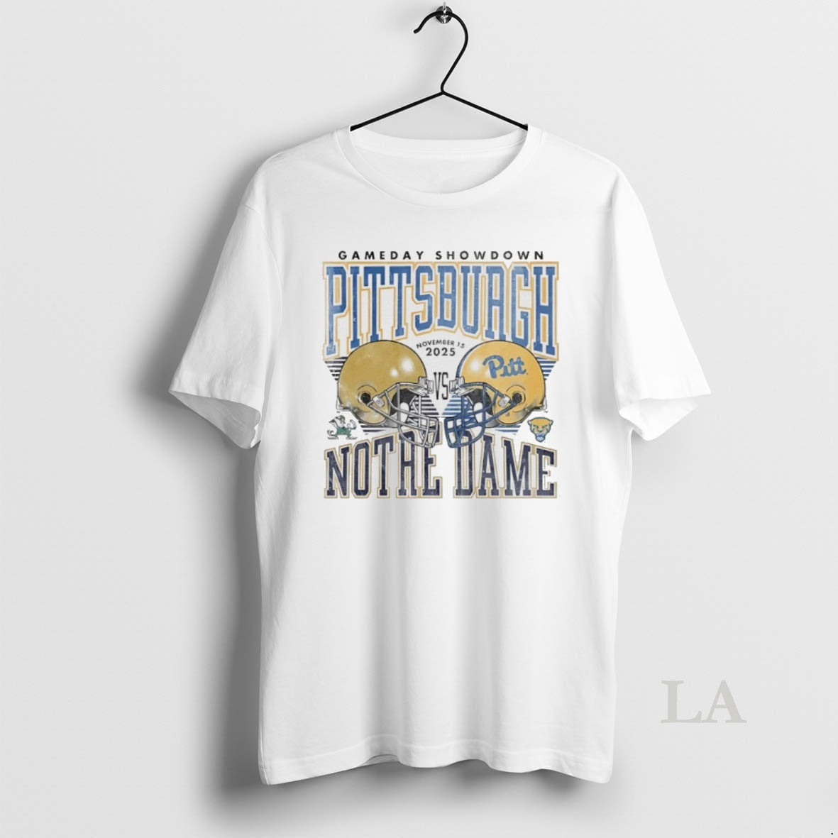 Original 2025 Gameday Showdown Pitt Panthers Vs Notre Dame Fighting Irish Shirt Hoodie Sweatshirt | PurePodTees.com