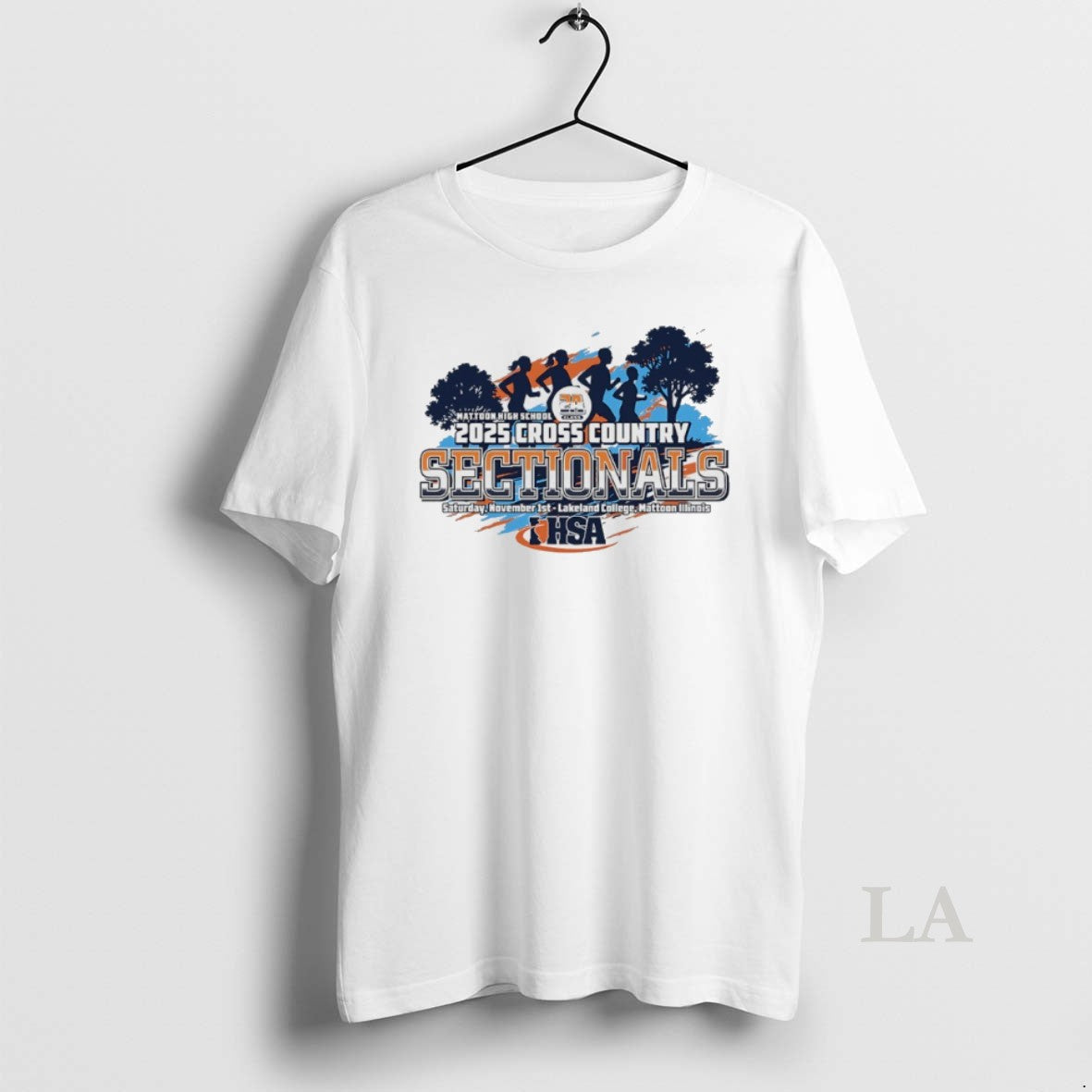 Original 2025 Ihsa Cross Country Sectionals Shirt Hoodie Sweatshirt | PurePodTees.com