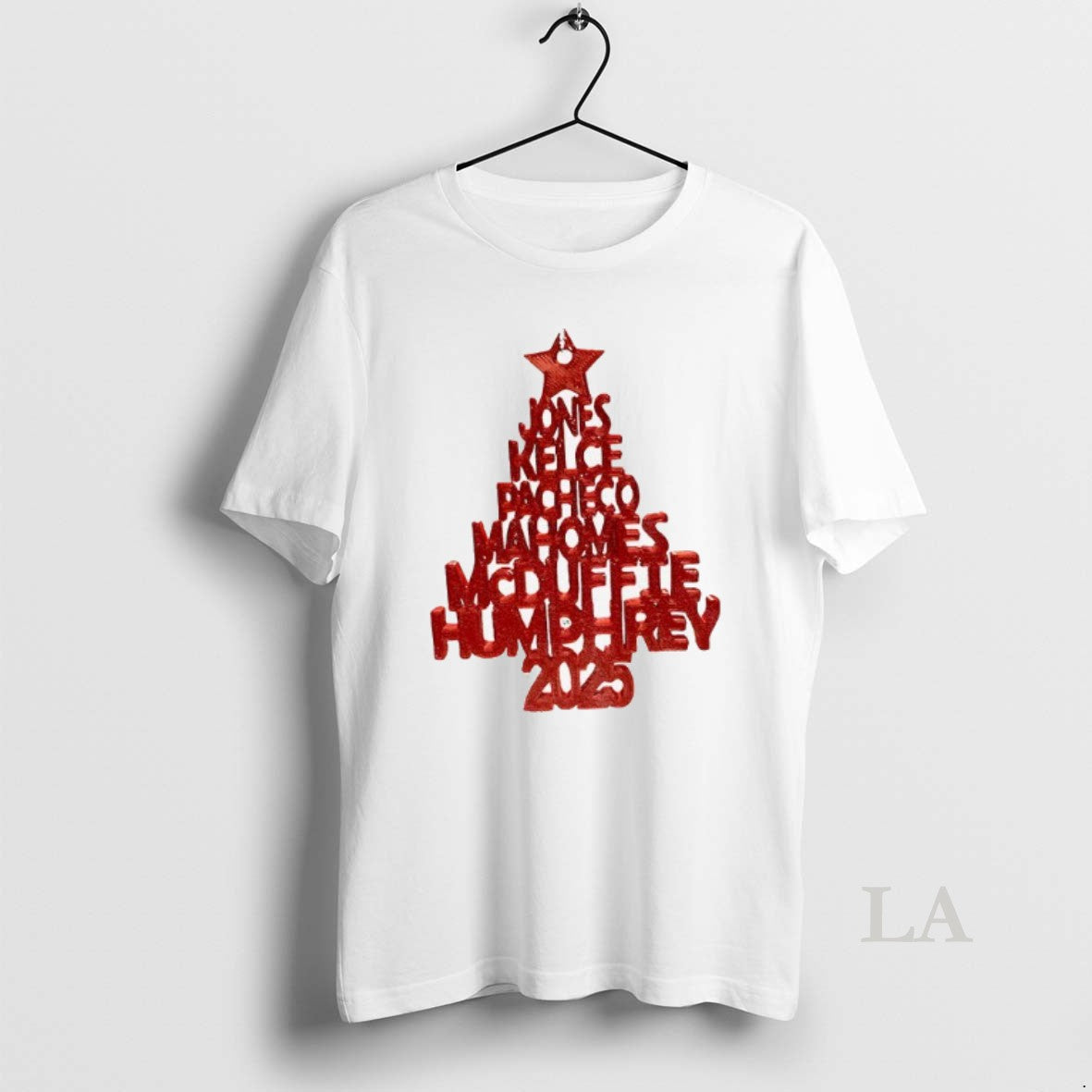 Original 2025 Kansas City Chiefs Christmas Tree Shirt Hoodie Sweatshirt | PurePodTees.com