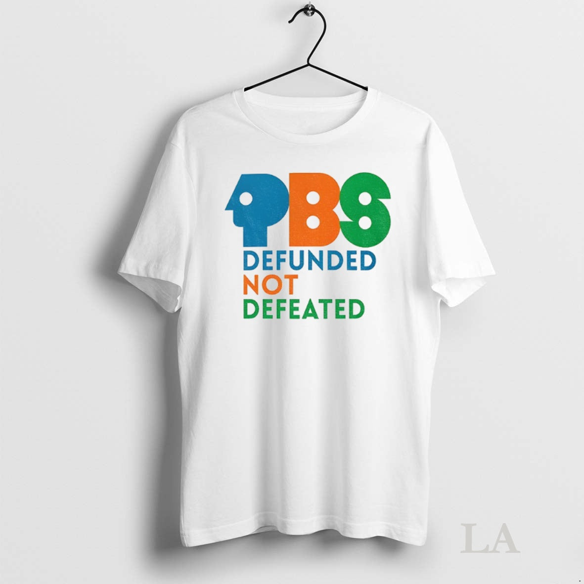 Original 2025 Pbs Defunded Not Defeated Shirt Hoodie Sweatshirt | PurePodTees.com