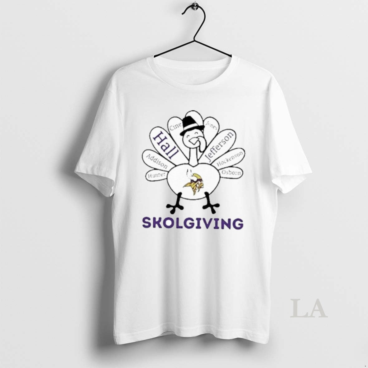Original 2025 Skolgiving Minnesota Vikings X Thanksgiving Shirt Hoodie Sweatshirt | PurePodTees.com