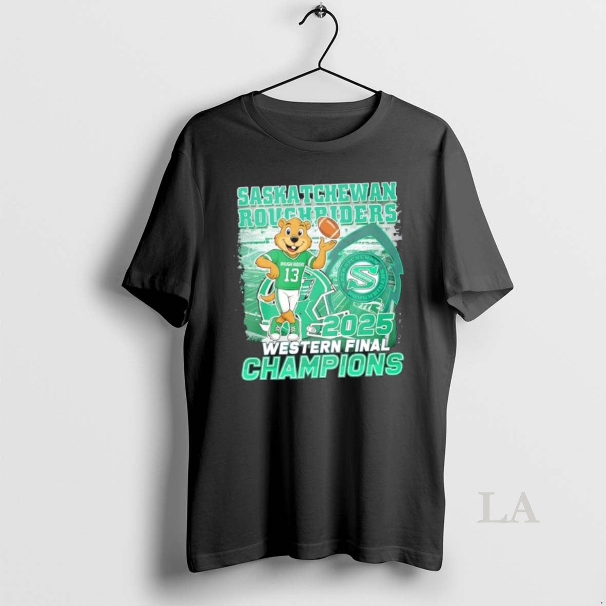 Original 2025 Western Final Champions Saskatchewan Roughriders Mascot Shirt Hoodie Sweatshirt | PurePodTees.com