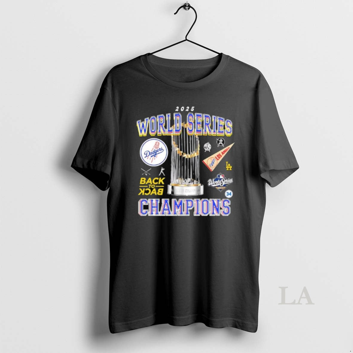 Original 2025 World Series Champions Dodgers Los Angeles Dodgers Back To Back Shirt Hoodie Sweatshirt | PurePodTees.com