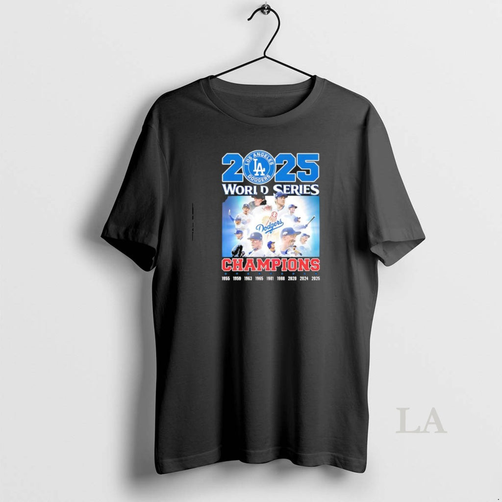 Original 2025 World Series Champions La Dodgers Graphic Shirt Hoodie Sweatshirt | PurePodTees.com