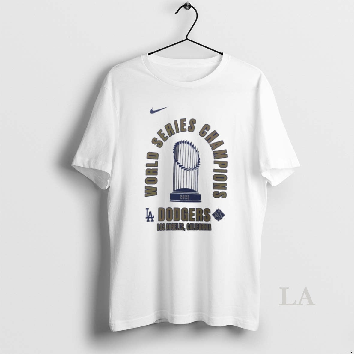 Original 2025 World Series Champions Los Angeles Dodgers Trophies Shirt Hoodie Sweatshirt | PurePodTees.com
