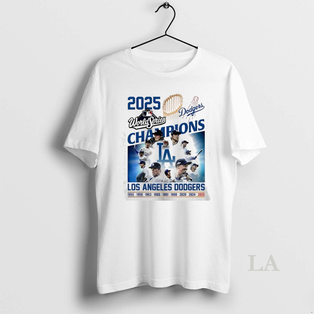 Original 2025 World Series Champions Mlb Los Angeles Dodgers Wins Blue Jays Shirt Hoodie Sweatshirt | PurePodTees.com