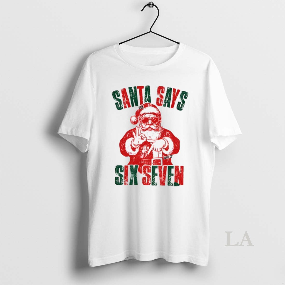 Original 6 7 Meme Santa Says Six Seven Christmas Shirt Hoodie Sweatshirt | PurePodTees.com