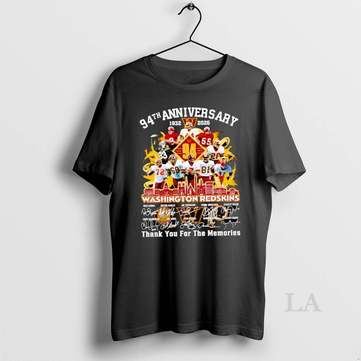 Original 94th Anniversary 1932 2026 Washington Redskins Team Players Shirt Hoodie Sweatshirt | PurePodTees.com