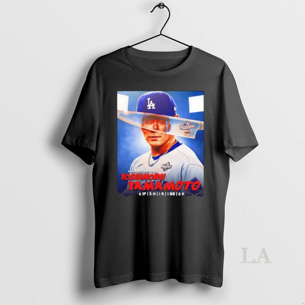 Original A World Series Tale Yoshinobu Yamamoto Los Angeles Dodgers Shirt Hoodie Sweatshirt | PurePodTees.com
