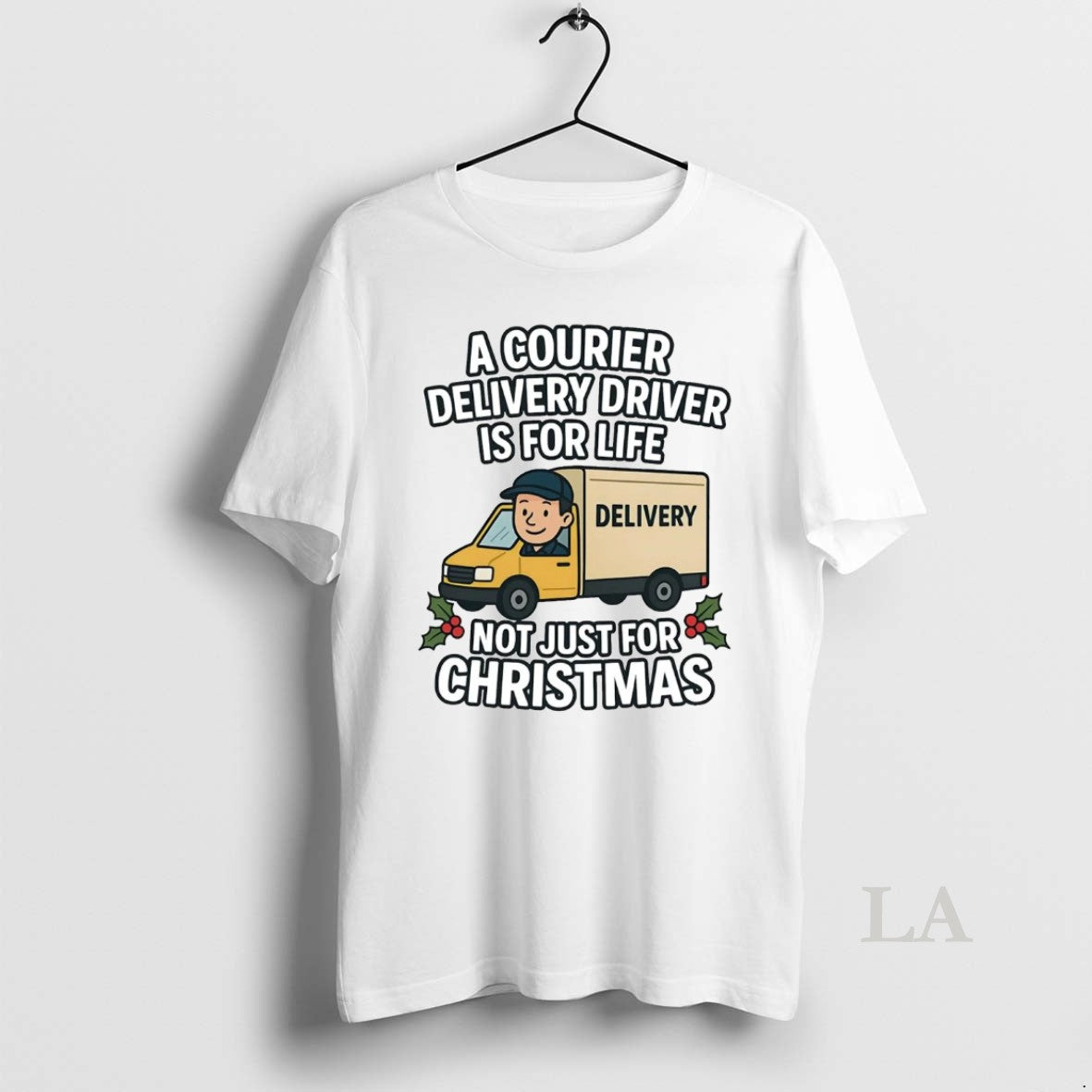 Original A Courier Delivery Driver For Life Not Just For Christmas Shirt Hoodie Sweatshirt | PurePodTees.com