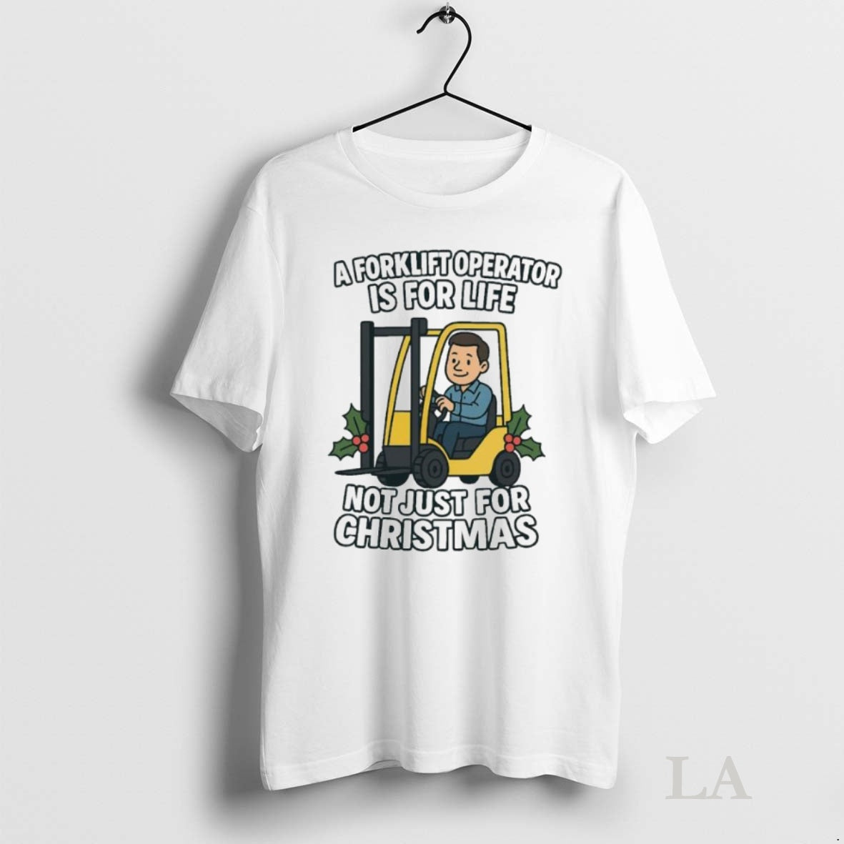 Original A Forklift Operator Is For Life Not Just For Christmas Ornaments Shirt Hoodie Sweatshirt | PurePodTees.com