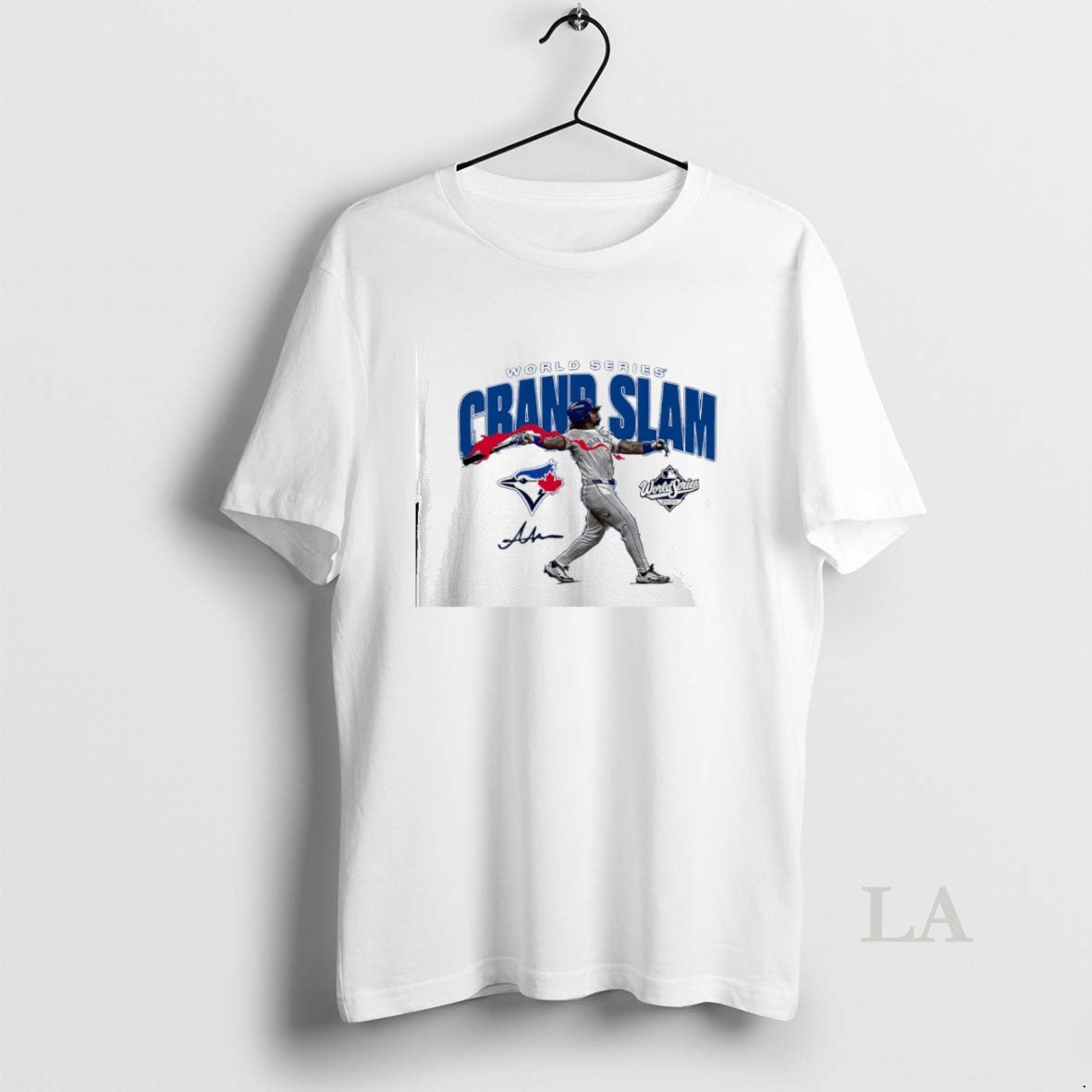 Original Addison Barger Toronto Blue Jays 2025 World Series Grand Slam Signature Shirt Hoodie Sweatshirt | PurePodTees.com