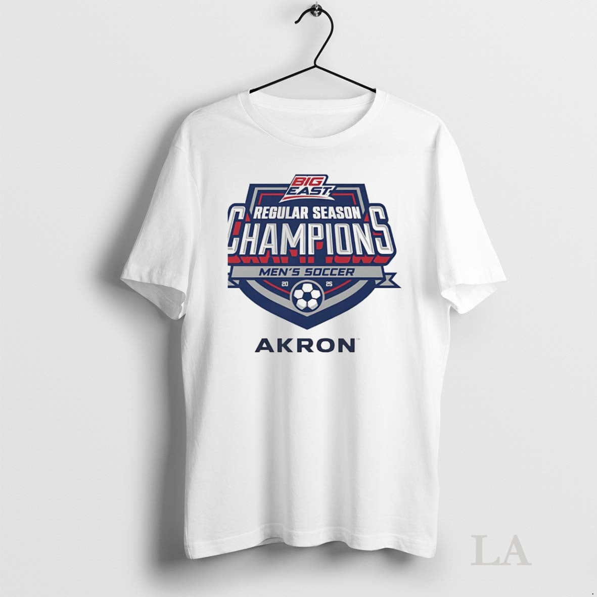 Original Akron Mens Soccer Big East 2025 Regular Season Champions Shirt Hoodie Sweatshirt | PurePodTees.com