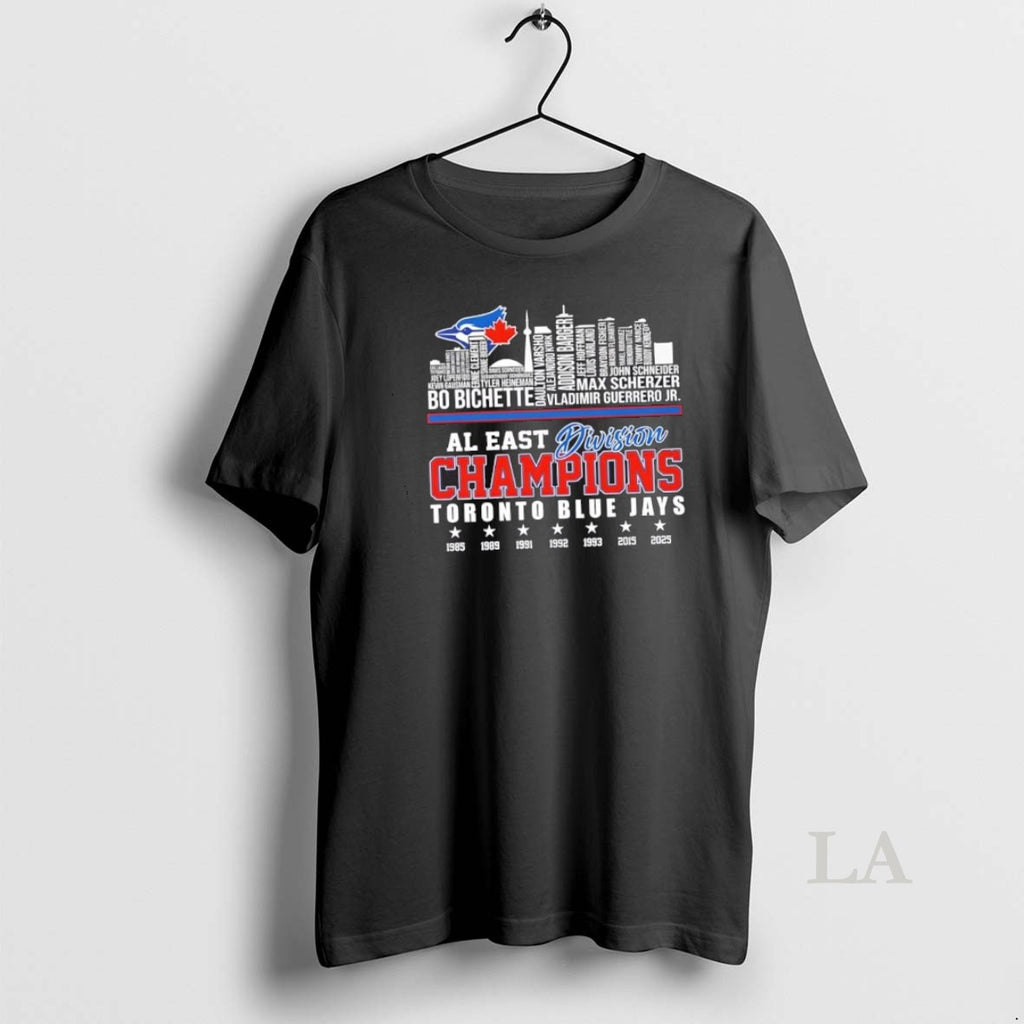 Original Al East Division Champions Toronto Blue Jays All Names City Skyline