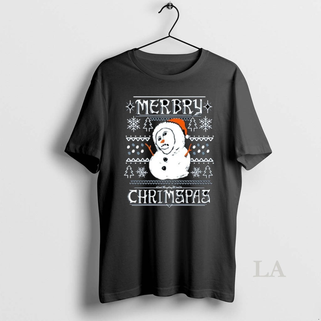 Original Al Fresco Snowman Merry Christmas Shirt Hoodie Sweatshirt | PurePodTees.com
