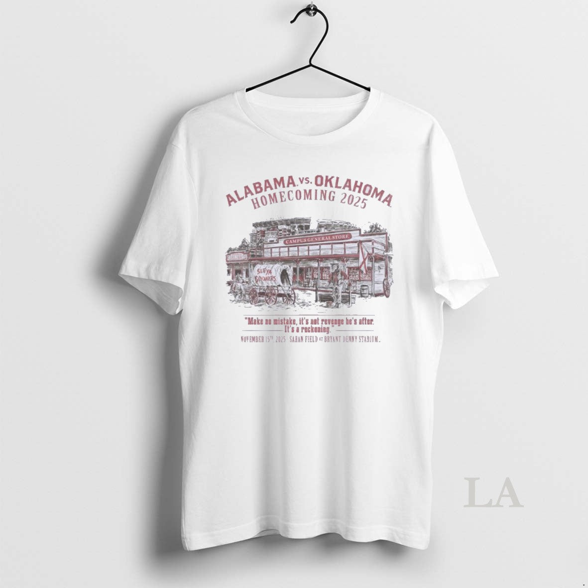 Original Alabama Vs Oklahoma 2025 Homecoming Gameday Shirt Hoodie Sweatshirt | PurePodTees.com