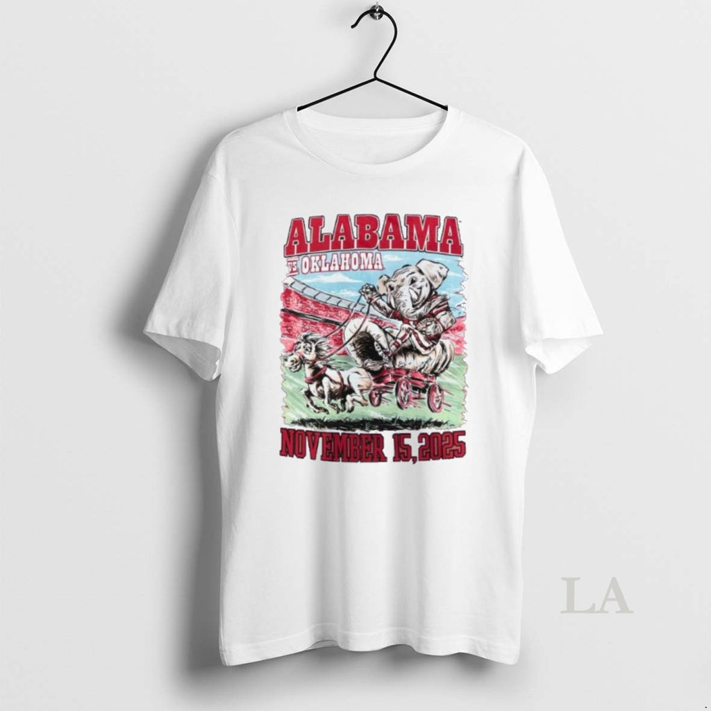 Original Alabama Vs Oklahoma November 15 2025 Shirt Hoodie Sweatshirt | PurePodTees.com