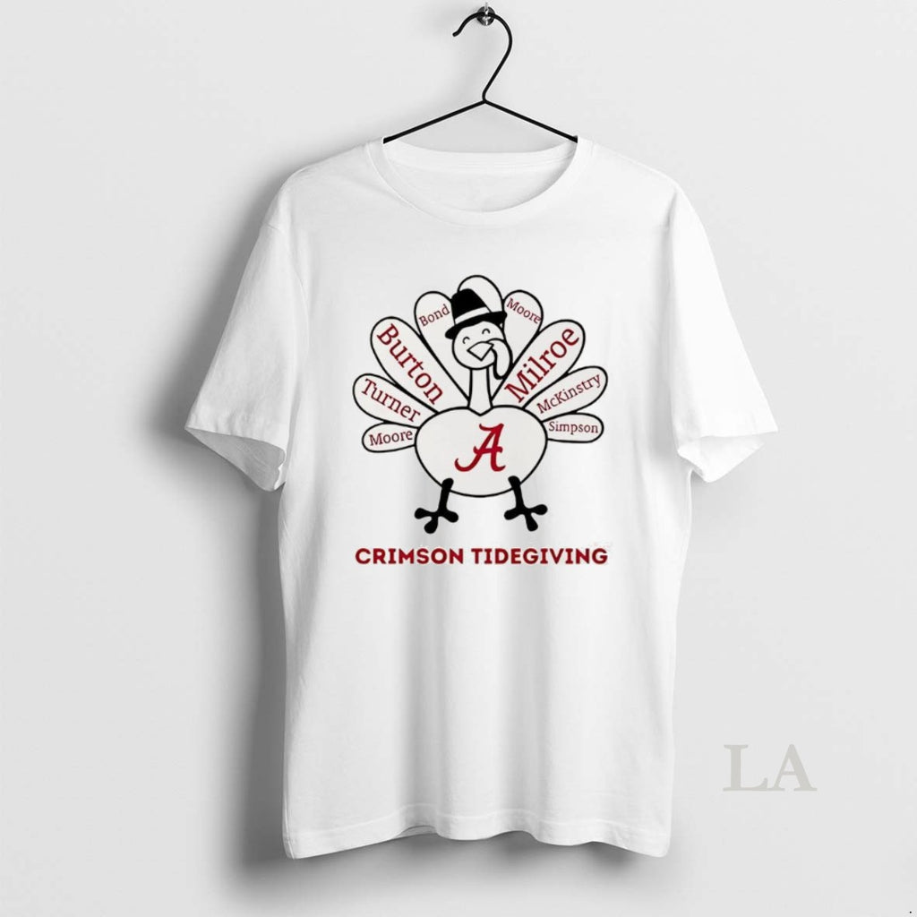 Original Alabama Turkey Crimson Tidegiving Thanksgiving With Heroes Shirt Hoodie Sweatshirt | PurePodTees.com
