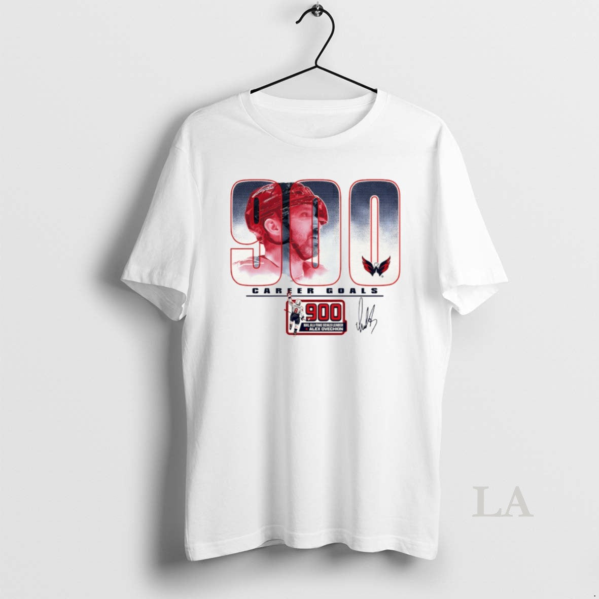 Original Alexander Ovechkin Washington Capitals 900th Career Goal Signature Shirt Hoodie Sweatshirt | PurePodTees.com
