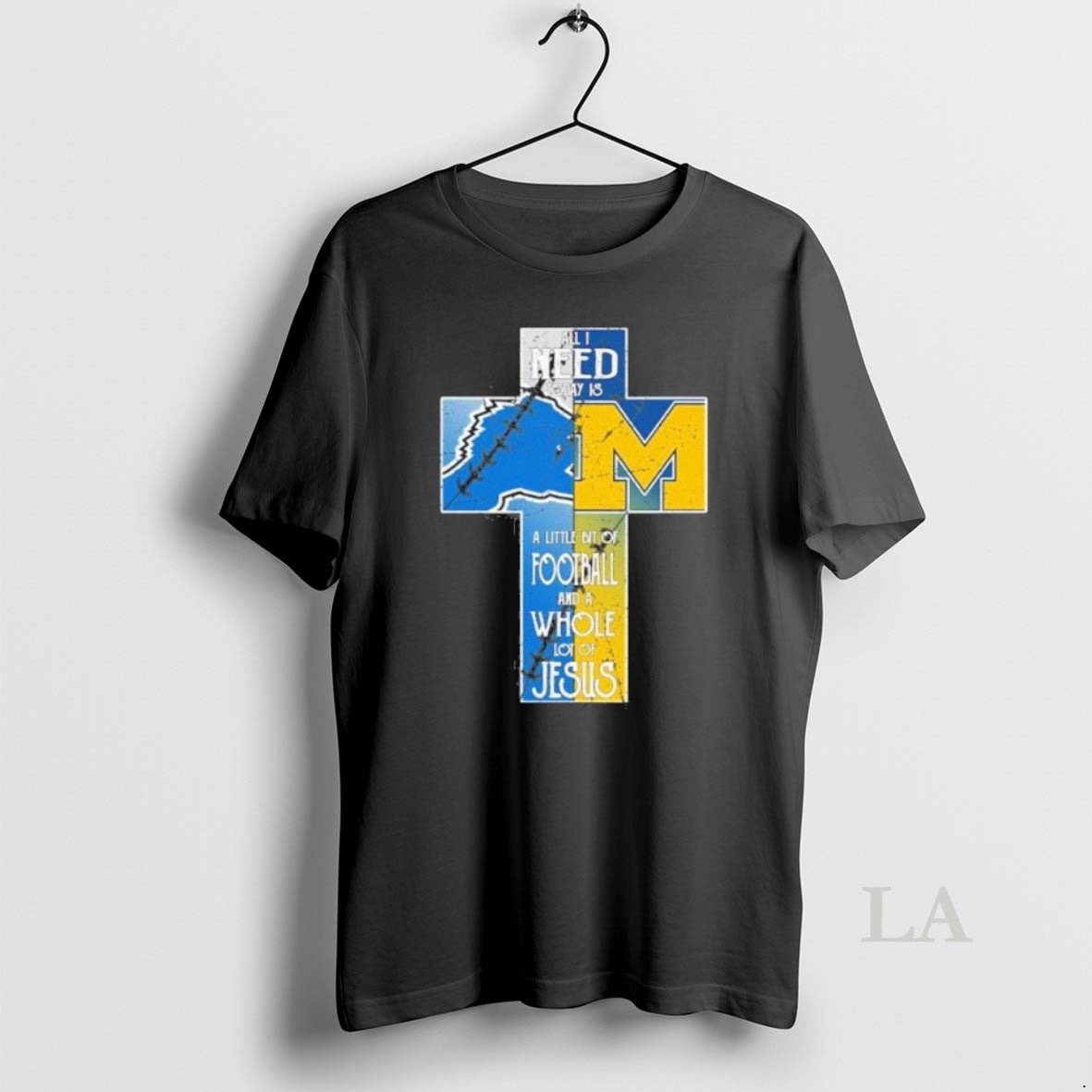 Original All I Need Today Is A Little Bit Of Lions And Wolverines A Whole Shirt Hoodie Sweatshirt | PurePodTees.com