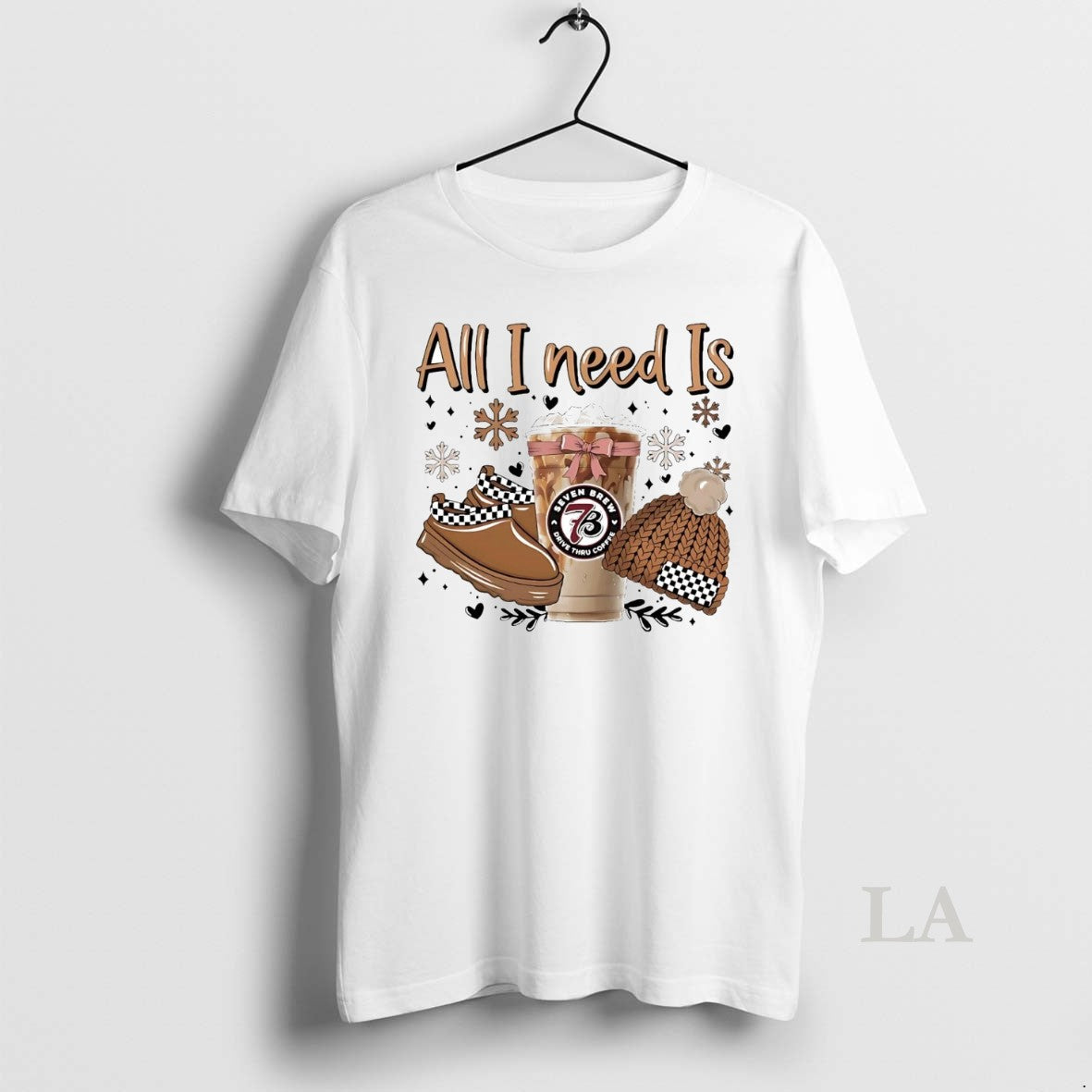 Original All I Need Is 7brew Christmas Shirt Hoodie Sweatshirt | PurePodTees.com